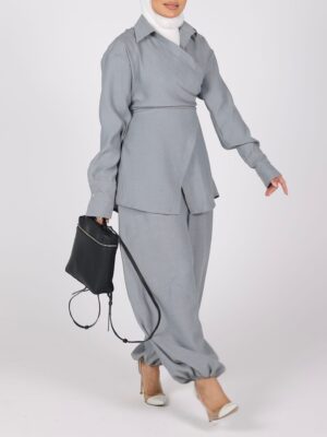 Wrap Top & Pants Set