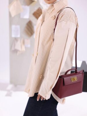 Stripped Beige Blouse