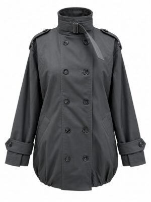 Belted Collar Jacket