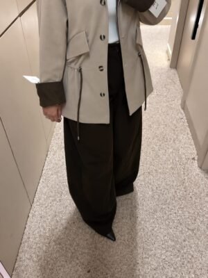 Drawstring Waist  Jacket