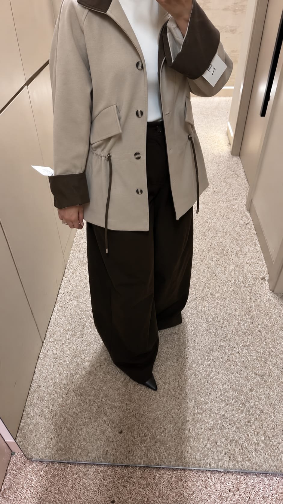 Drawstring Waist Jacket