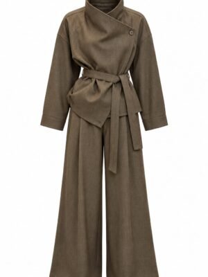 Minimalist High Neck Co-Ord Set